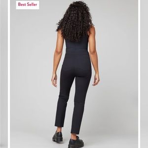 Spanx On-The-Go Ankle Pant, Cropped, Black, Size Small